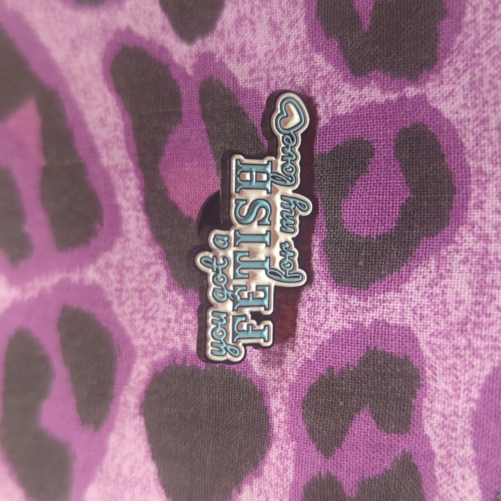 🎶Lana Del Rey - you got a FETISH for my love 💙 - Music Lyrics - Enamel Pin